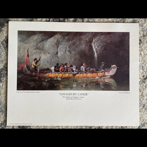 Vintage Art Print set (x4) by Frances Ann Hopkins (1838-1918) - Picture 9 of 9